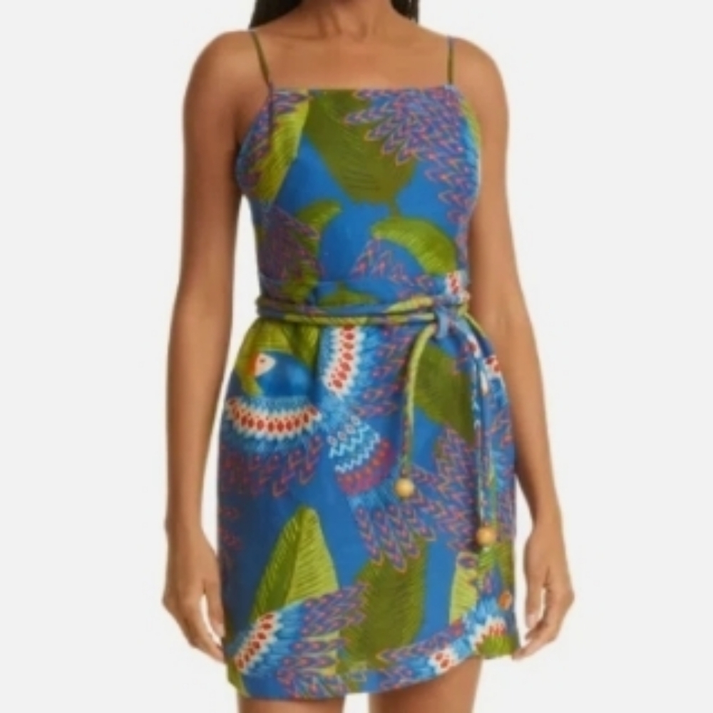 FARM Rio Toucan Linen Dress - Picture 3 of 6